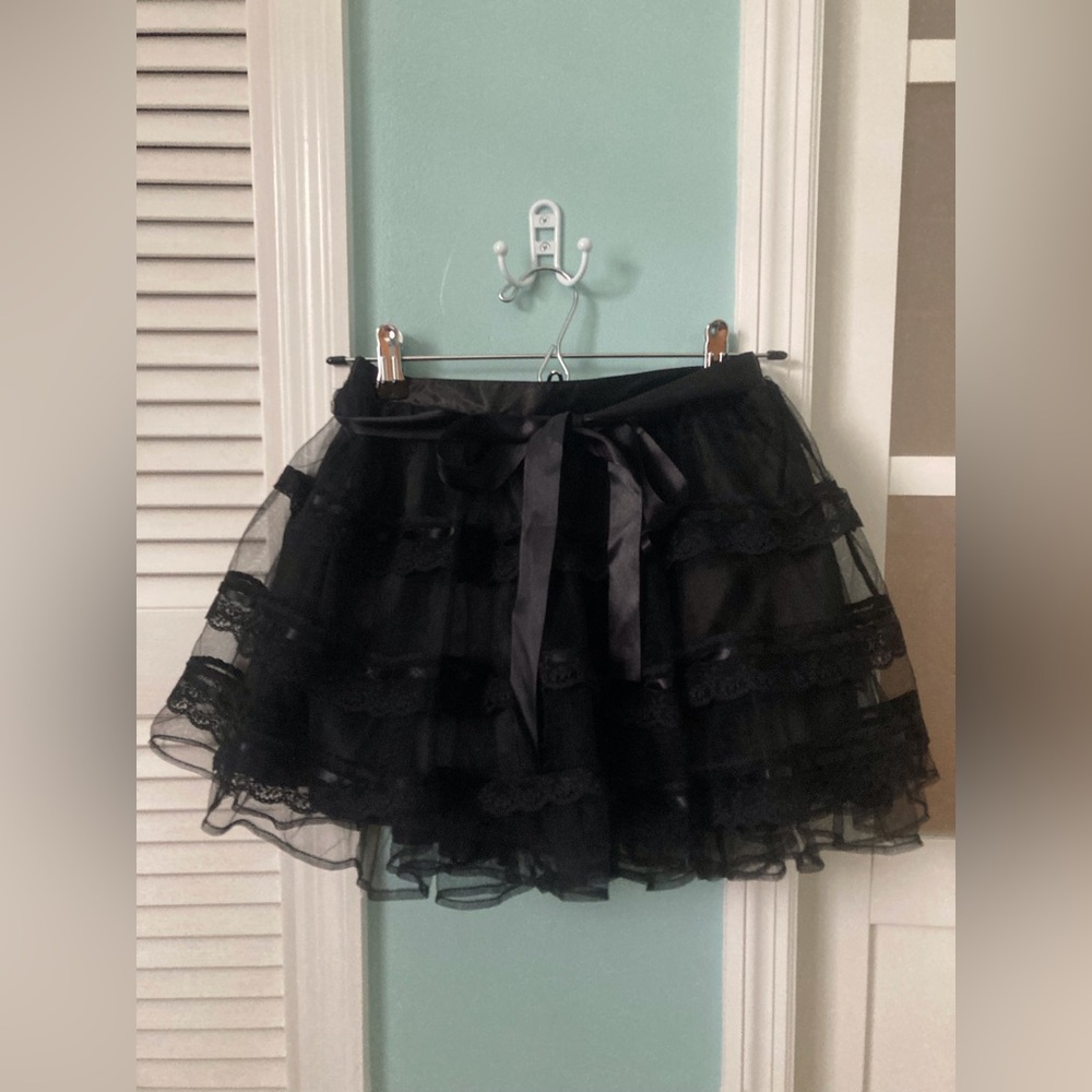 Black Lace Lolita Skirt
